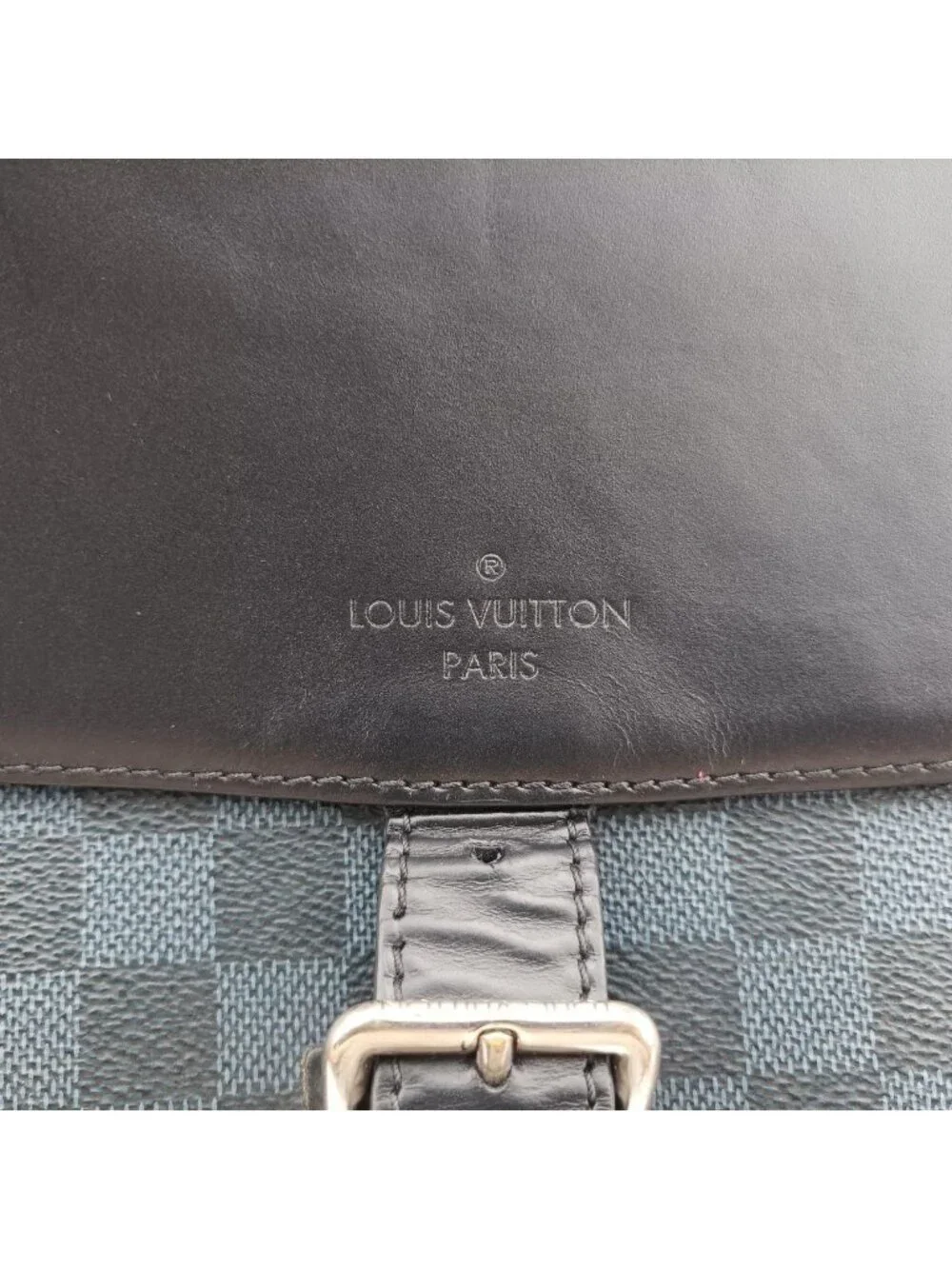 Louis Vuitton Newport Messenger PM Black Navy Damier Cobalt